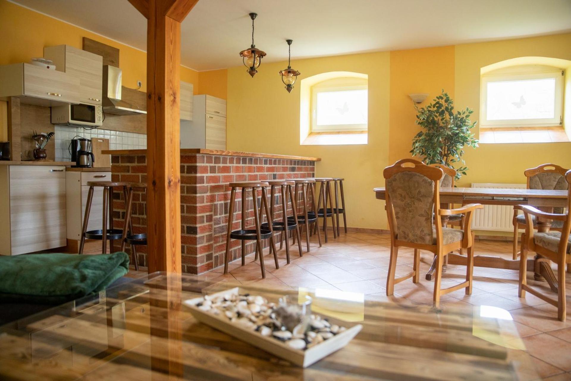 Apartamento Landurlaub Auf Dem Mellenhof Funkenhagen Exterior foto