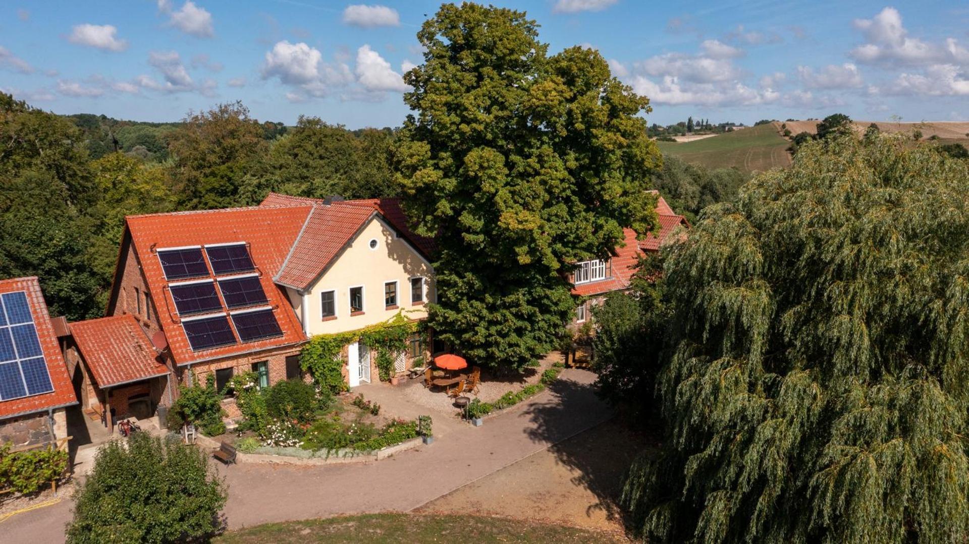 Apartamento Landurlaub Auf Dem Mellenhof Funkenhagen Exterior foto